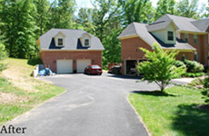 Shannon Weinschenk after detached garage